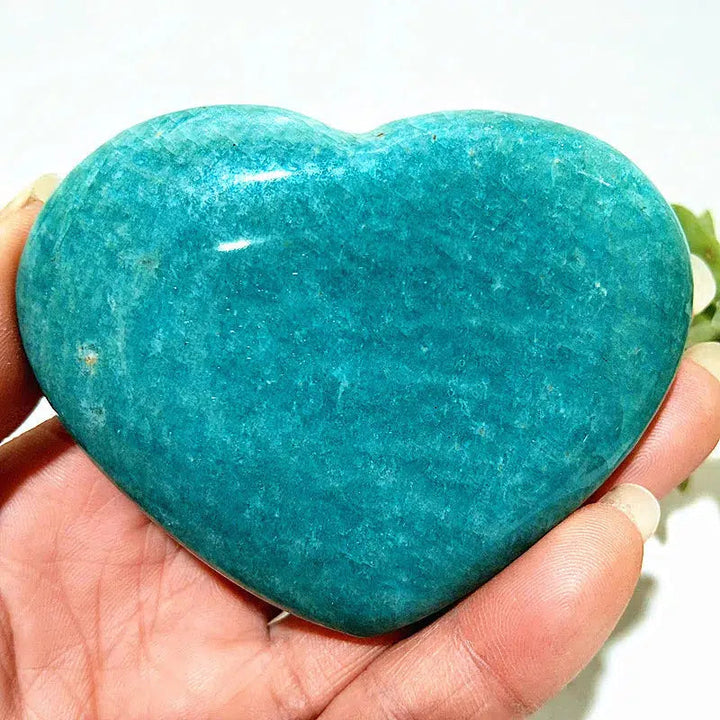 Amazonite Crystal Heart