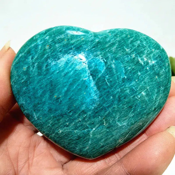 Amazonite Crystal Heart