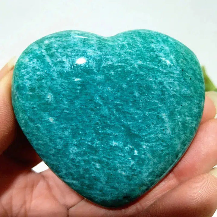 Amazonite Crystal Heart