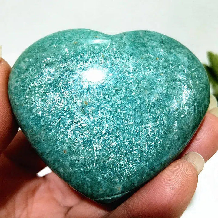 Amazonite Crystal Heart