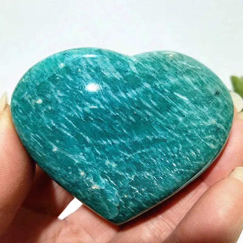 Amazonite Crystal Heart