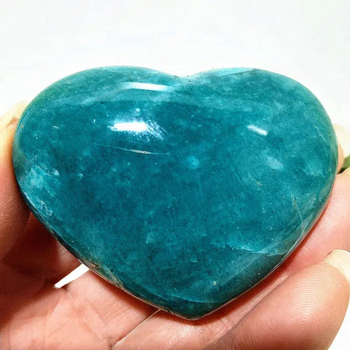 Amazonite Crystal Heart