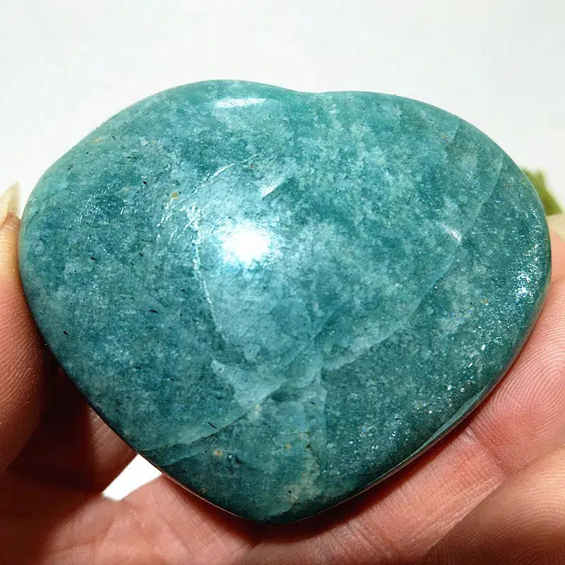 Amazonite Crystal Heart