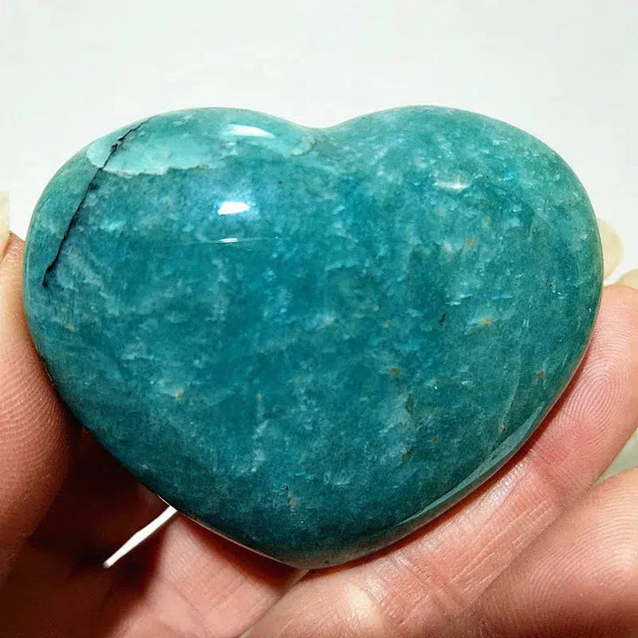 Amazonite Crystal Heart