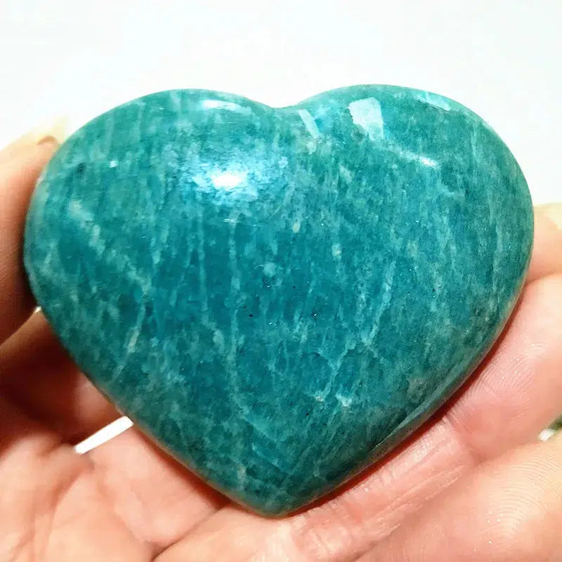 Amazonite Crystal Heart