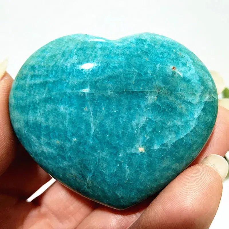 Amazonite Crystal Heart