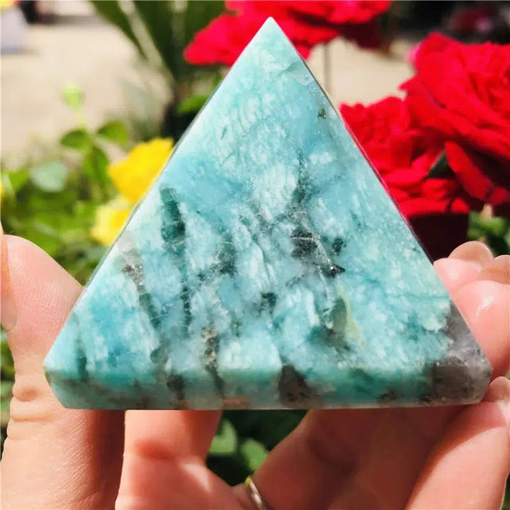 Amazonite Crystal Pyramid