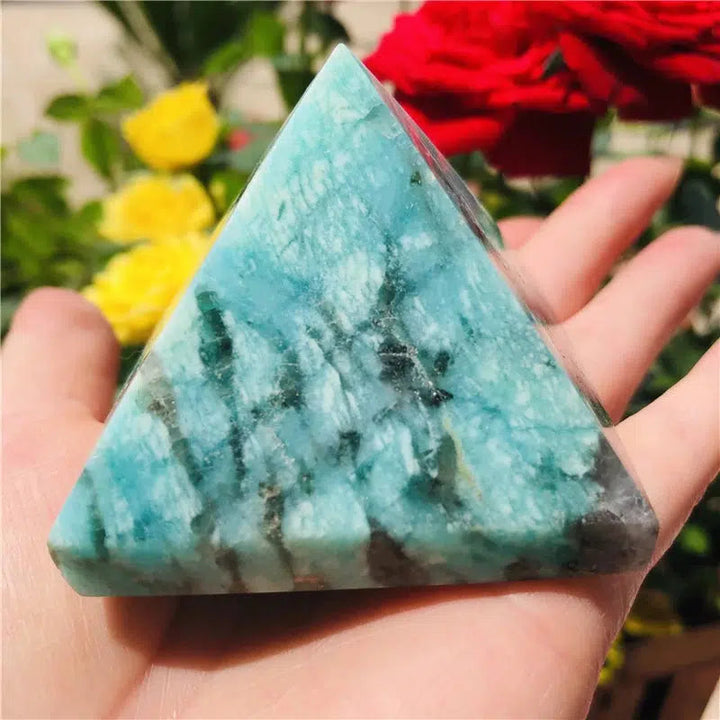 Amazonite Crystal Pyramid