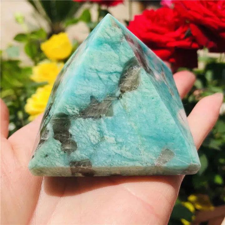 Amazonite Crystal Pyramid