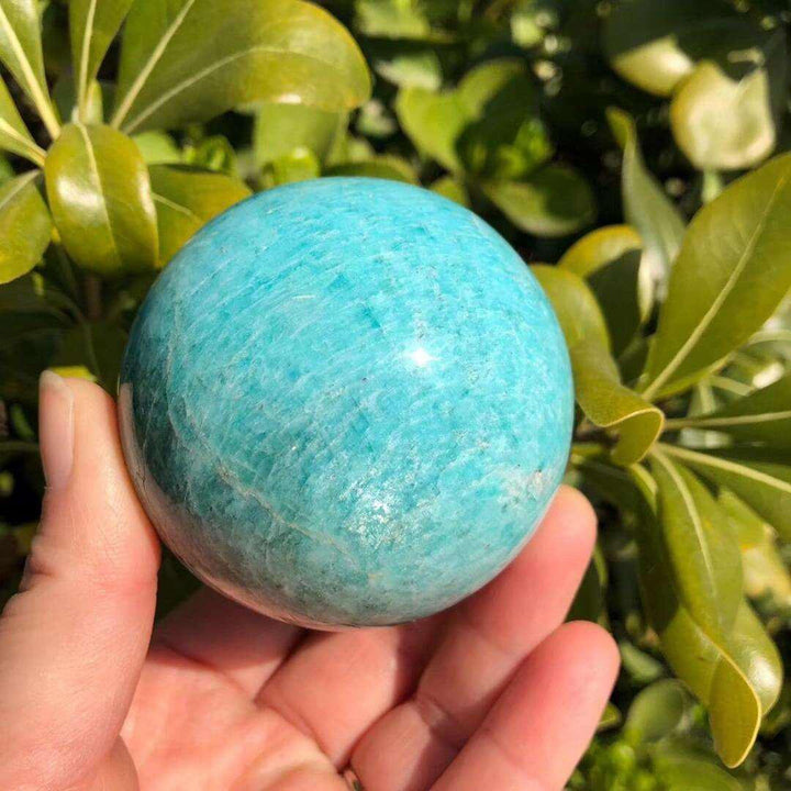 Amazonite Crystal Sphere