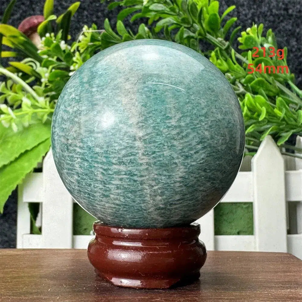 Amazonite Crystal Sphere