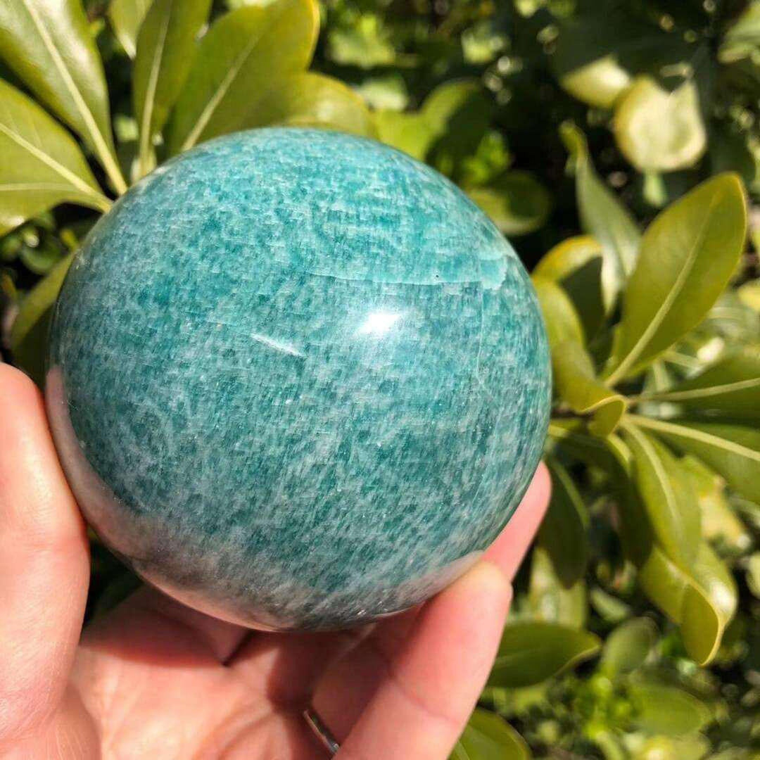 Amazonite Crystal Sphere