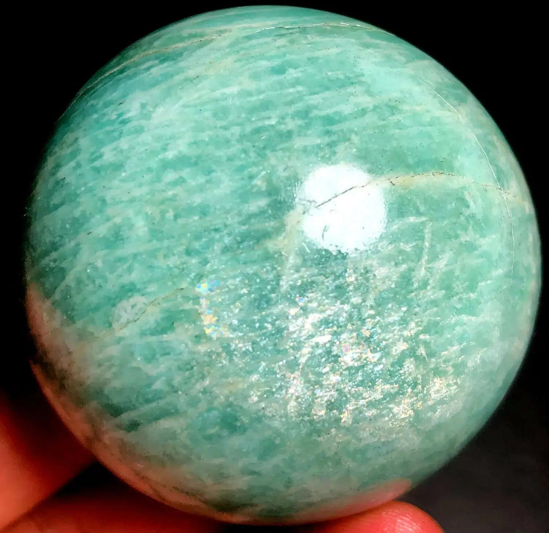 Amazonite Crystal Sphere