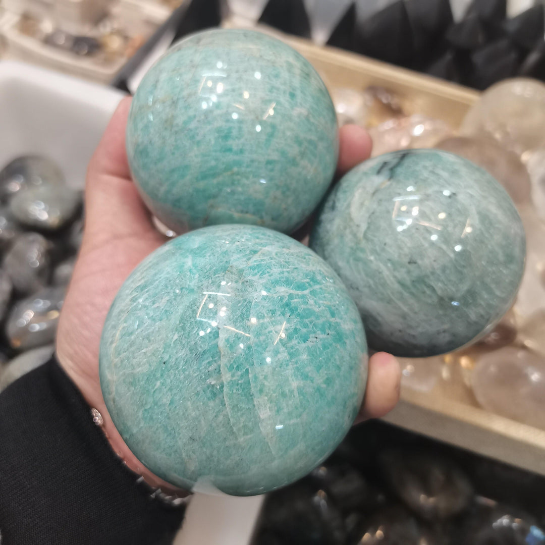 Amazonite Crystal Sphere