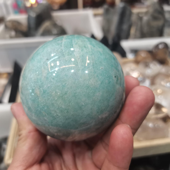 Amazonite Crystal Sphere