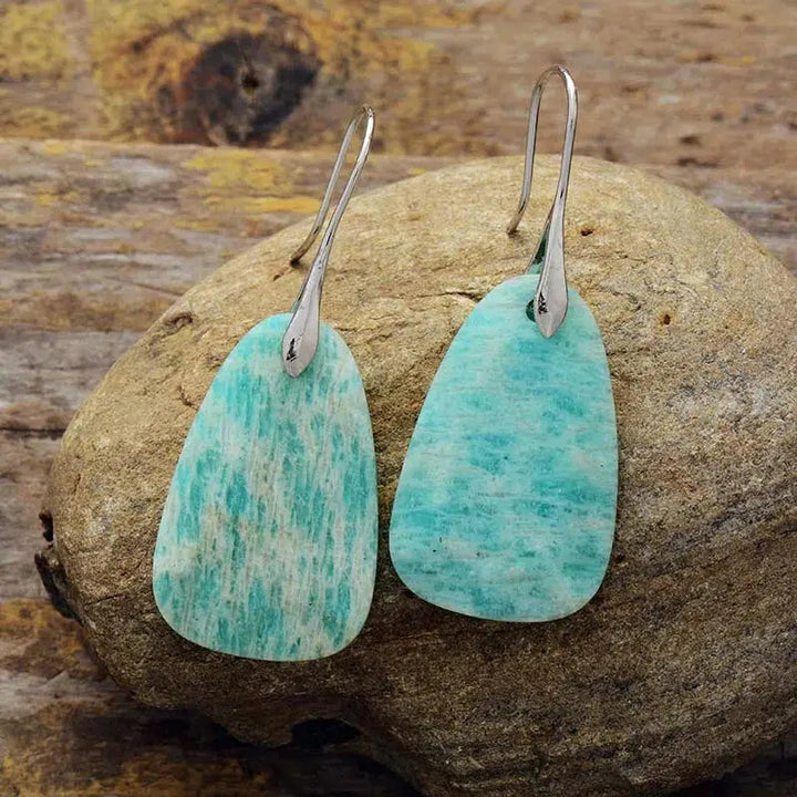 Amazonite Dangle Earrings