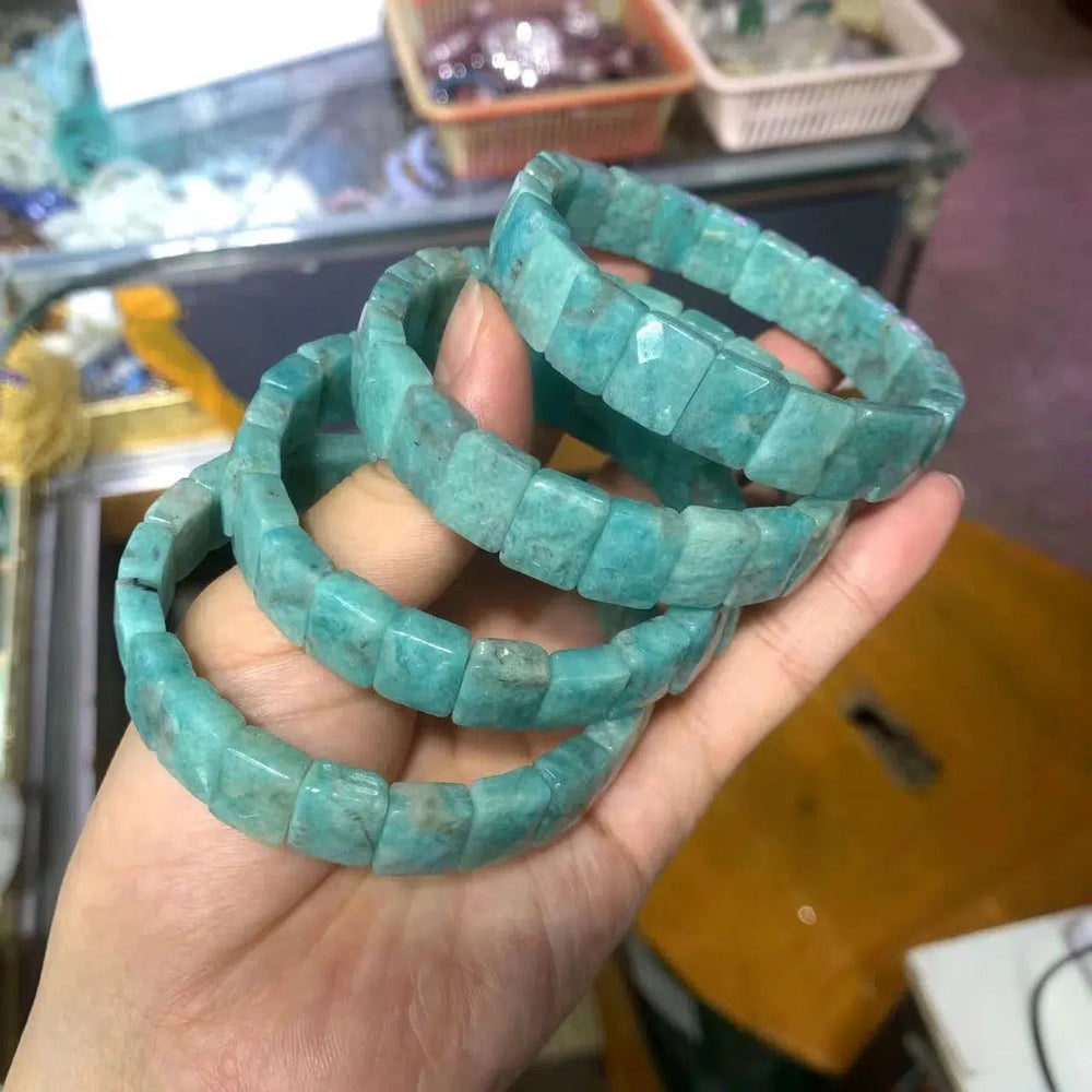 Amazonite Stone Beads Bracelet