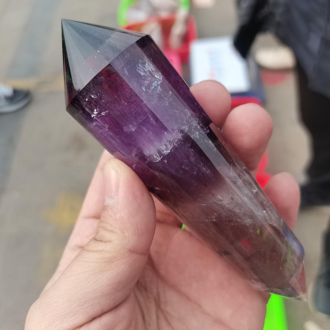 Amethyst 24 Surfaces Double Points Vogel