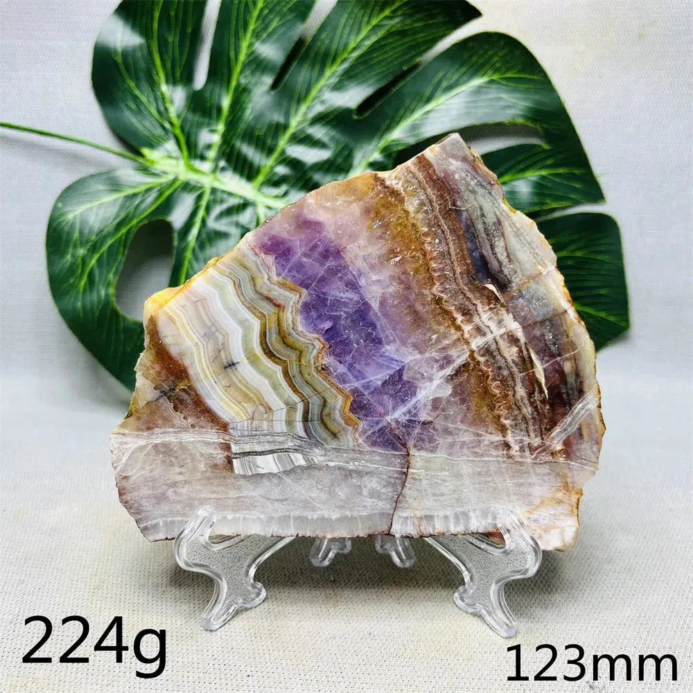 Amethyst Agate Slice