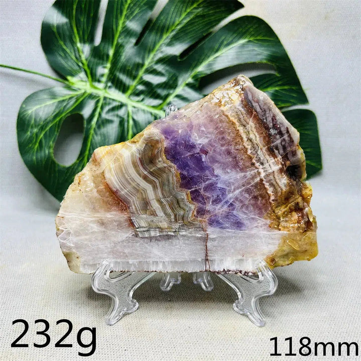 Amethyst Agate Slice