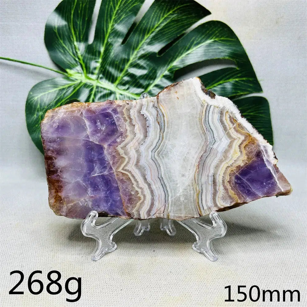 Amethyst Agate Slice