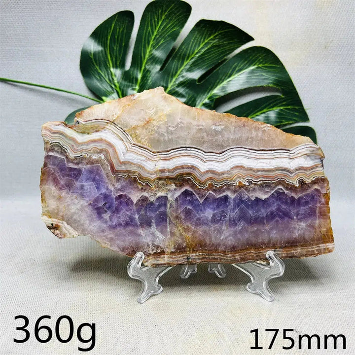 Amethyst Agate Slice