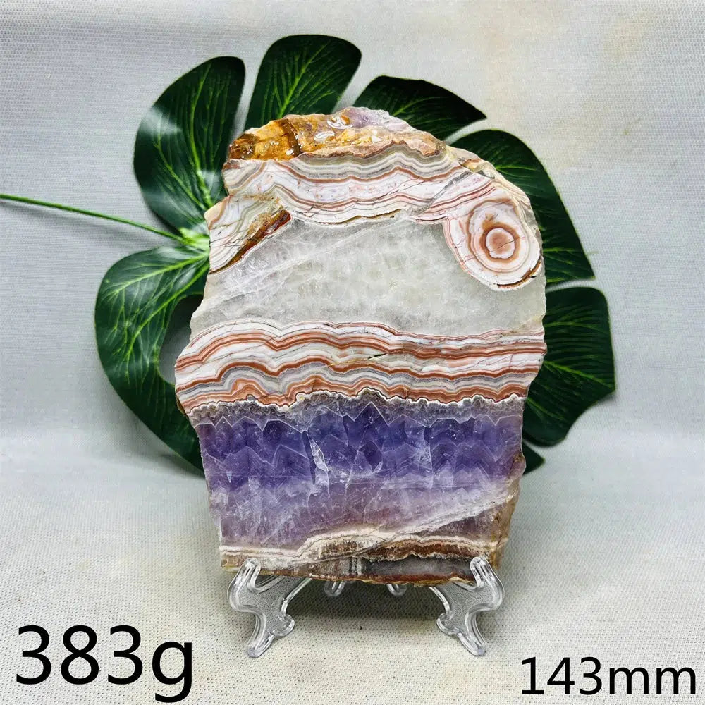 Amethyst Agate Slice