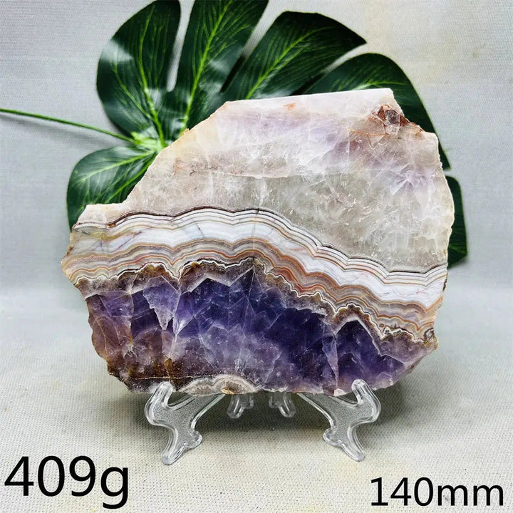 Amethyst Agate Slice