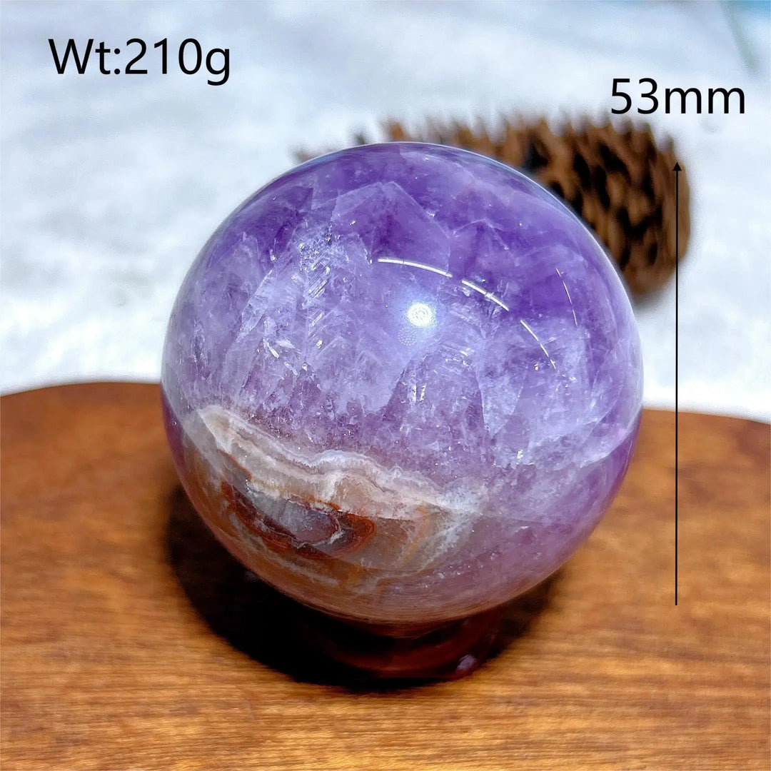 Amethyst Agate Sphere