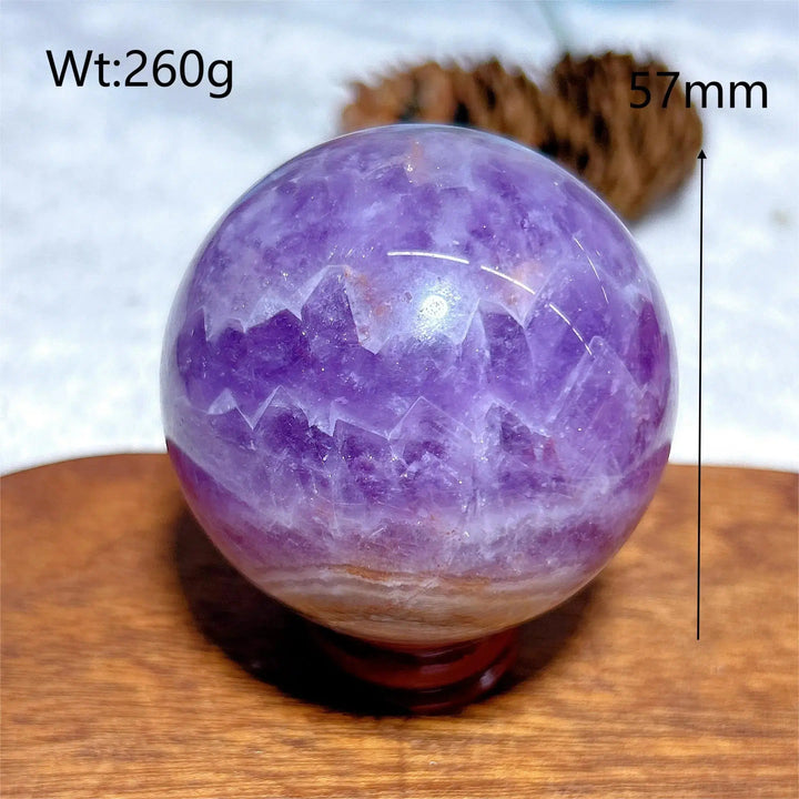 Amethyst Agate Sphere