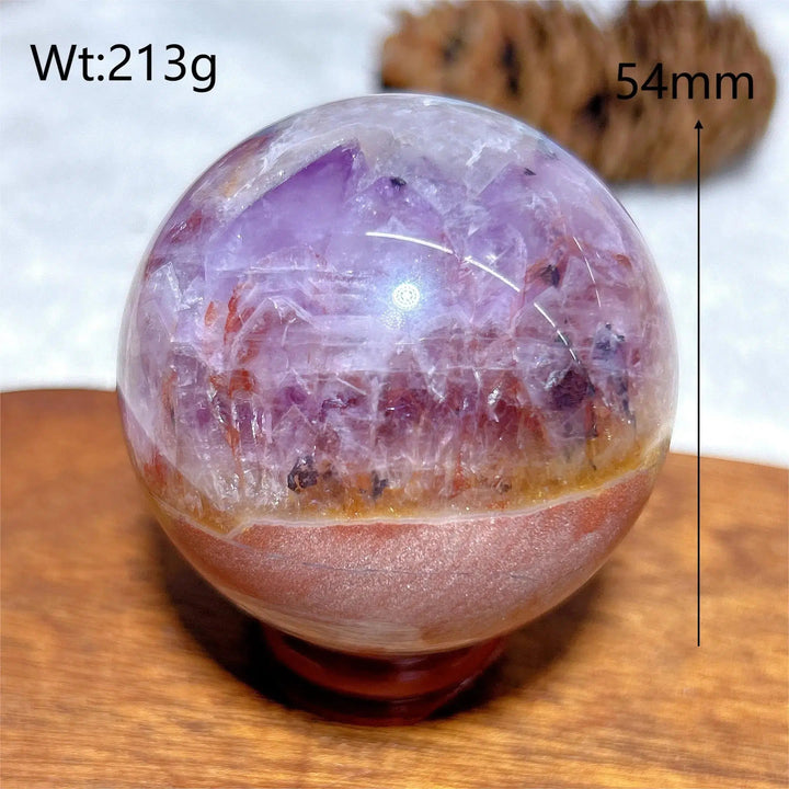 Amethyst Agate Sphere