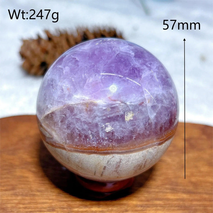 Amethyst Agate Sphere