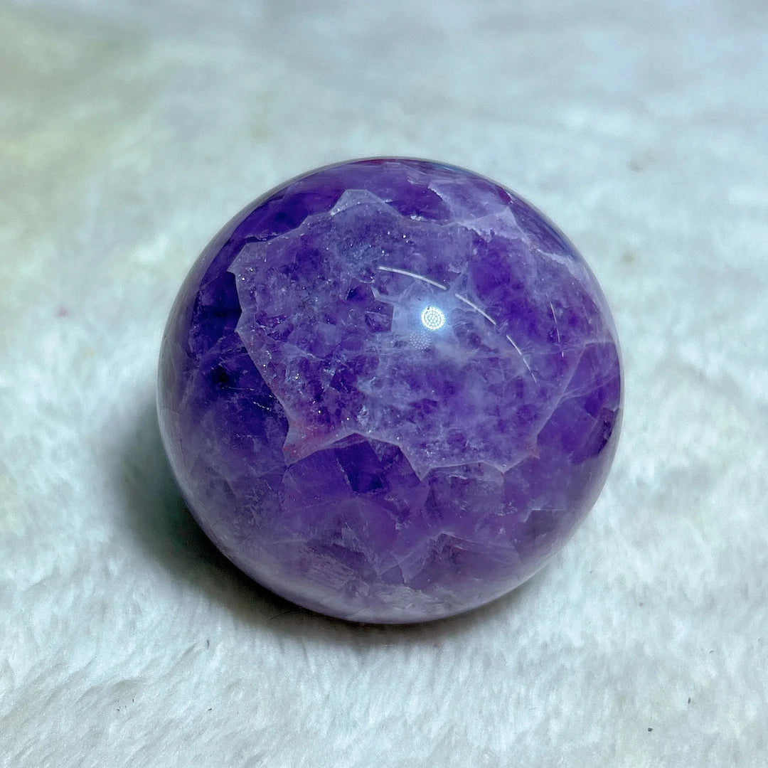 Amethyst Agate Sphere