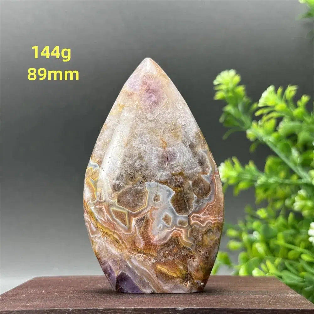 Amethyst Agate Torch