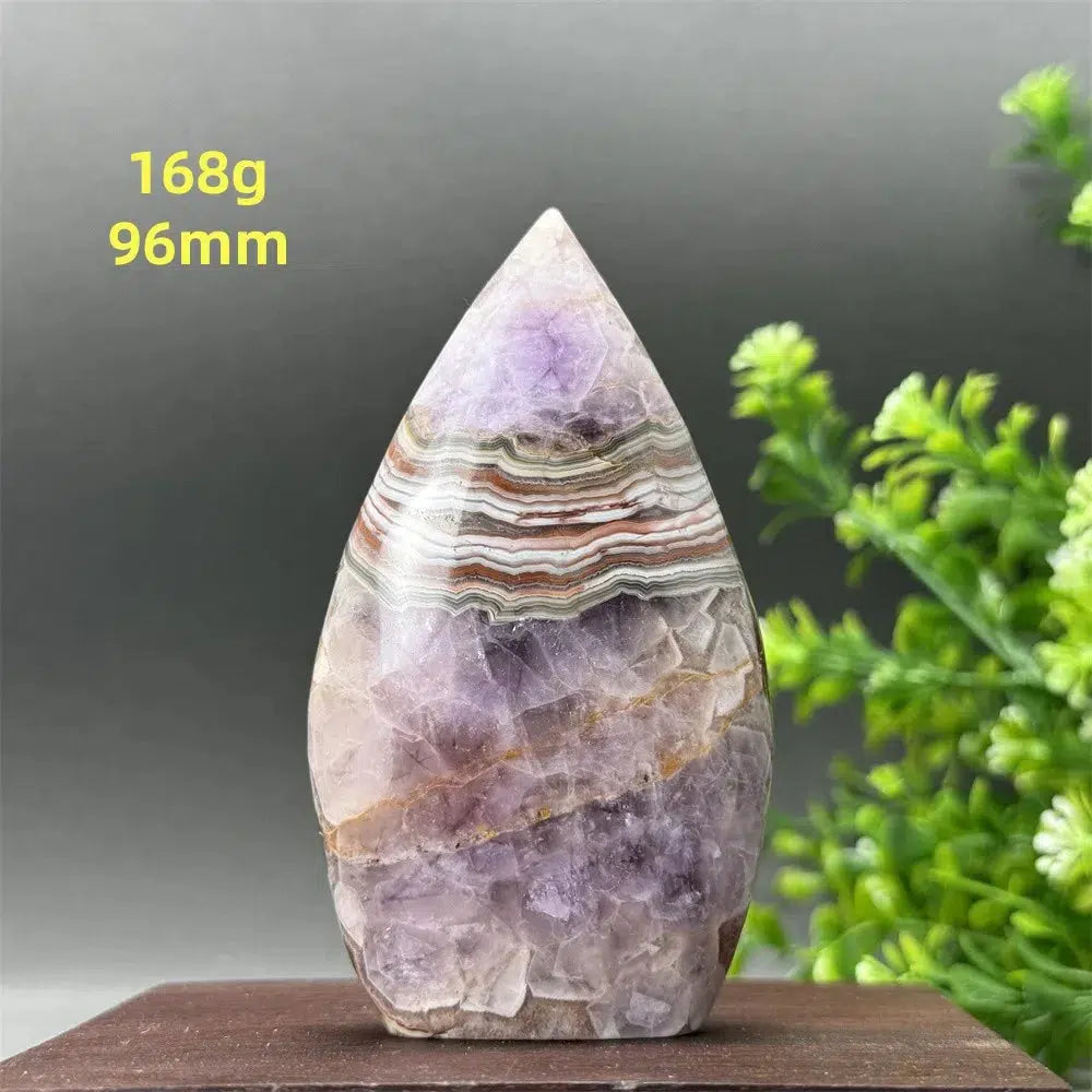 Amethyst Agate Torch