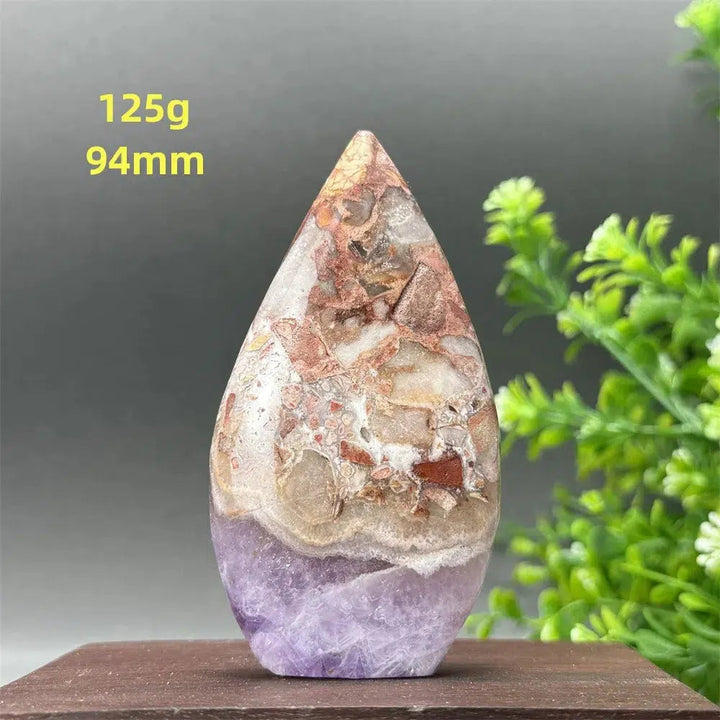 Amethyst Agate Torch