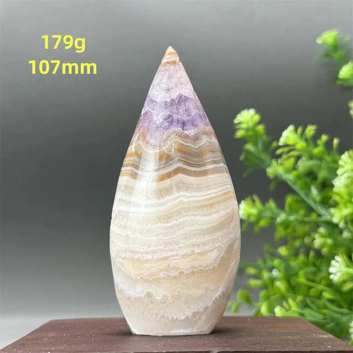 Amethyst Agate Torch