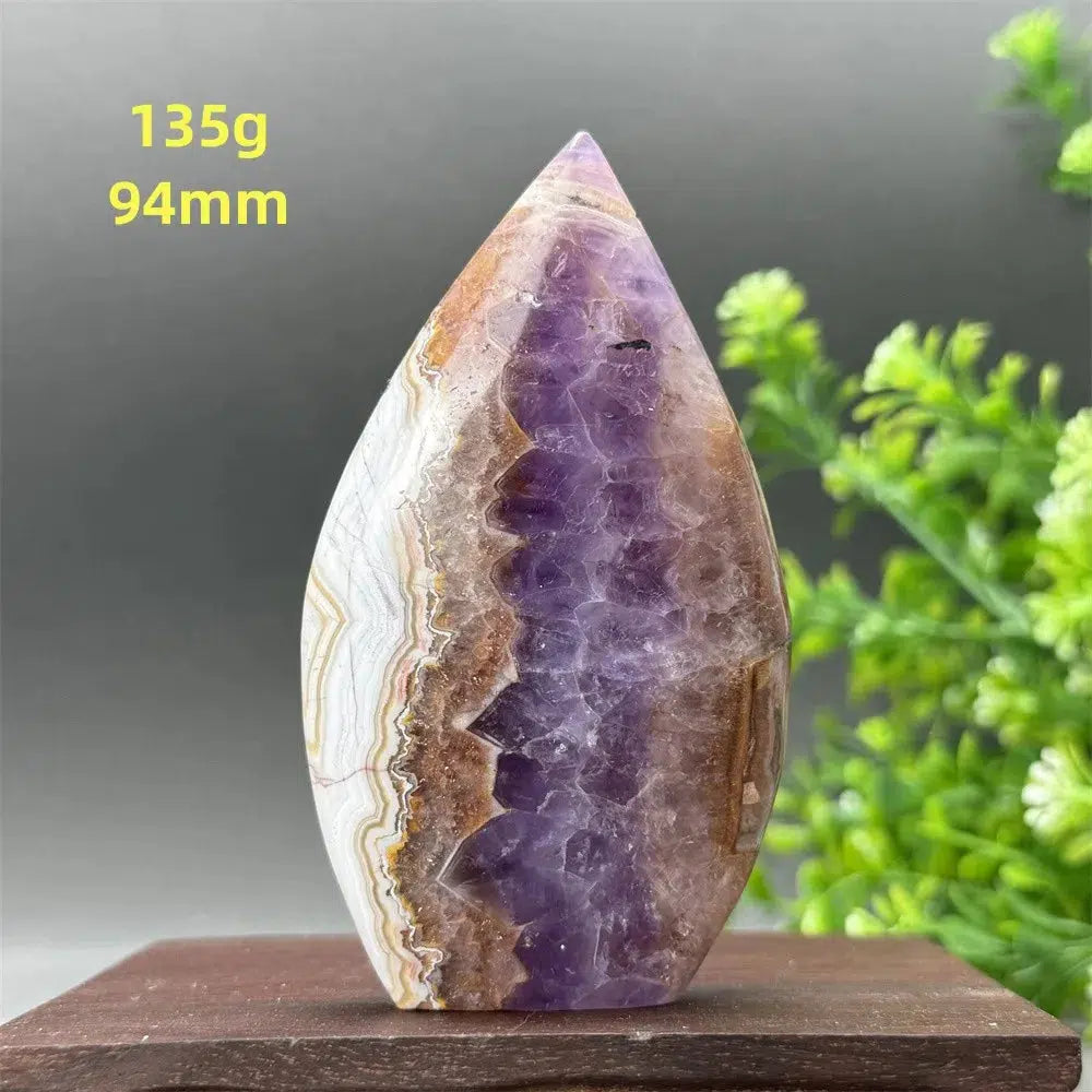 Amethyst Agate Torch