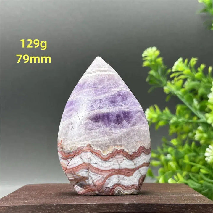 Amethyst Agate Torch