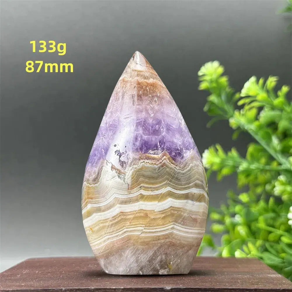 Amethyst Agate Torch