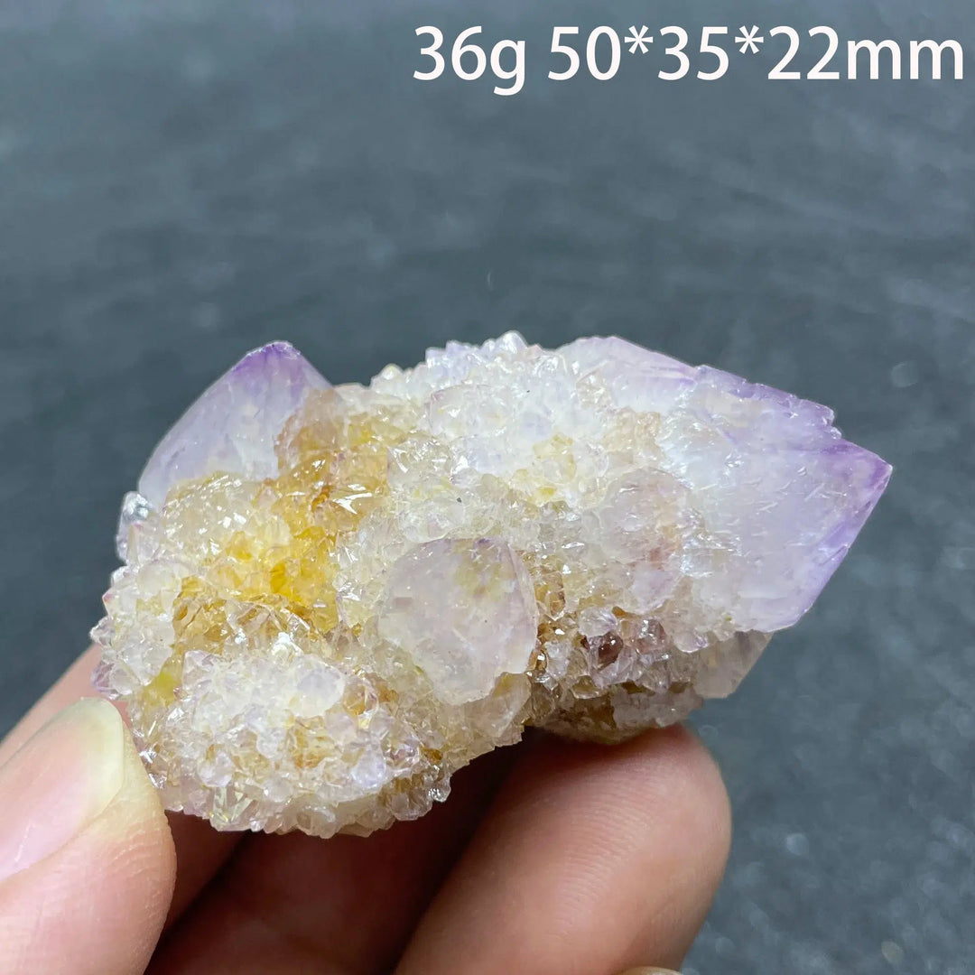 Amethyst Cactus Quartz Crystal Cluster