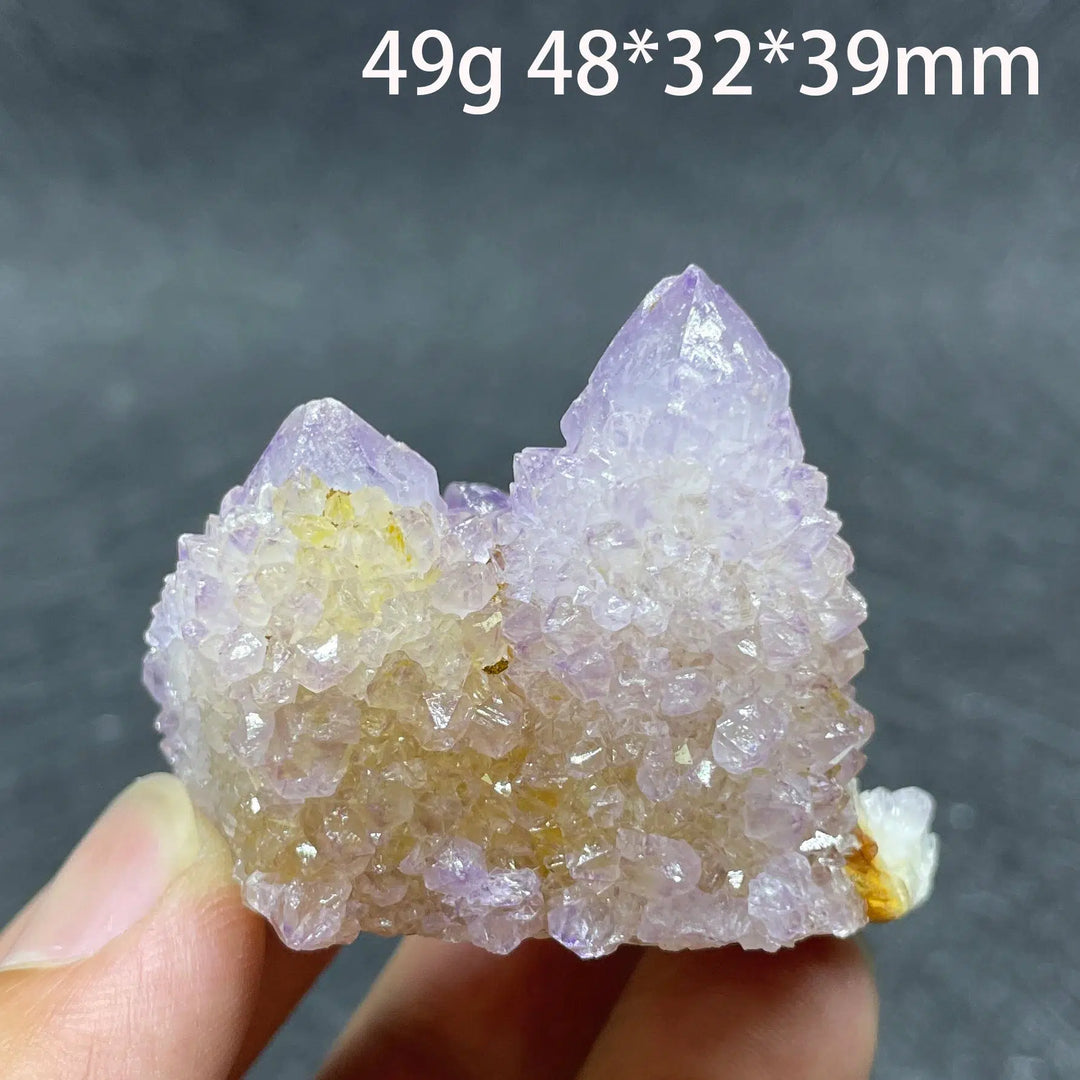 Amethyst Cactus Quartz Crystal Cluster