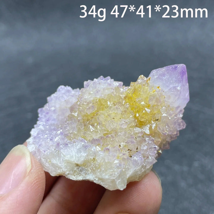 Amethyst Cactus Quartz Crystal Cluster