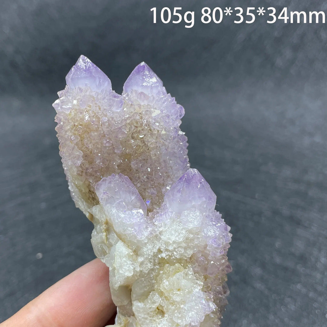 Amethyst Cactus Quartz Crystal Cluster