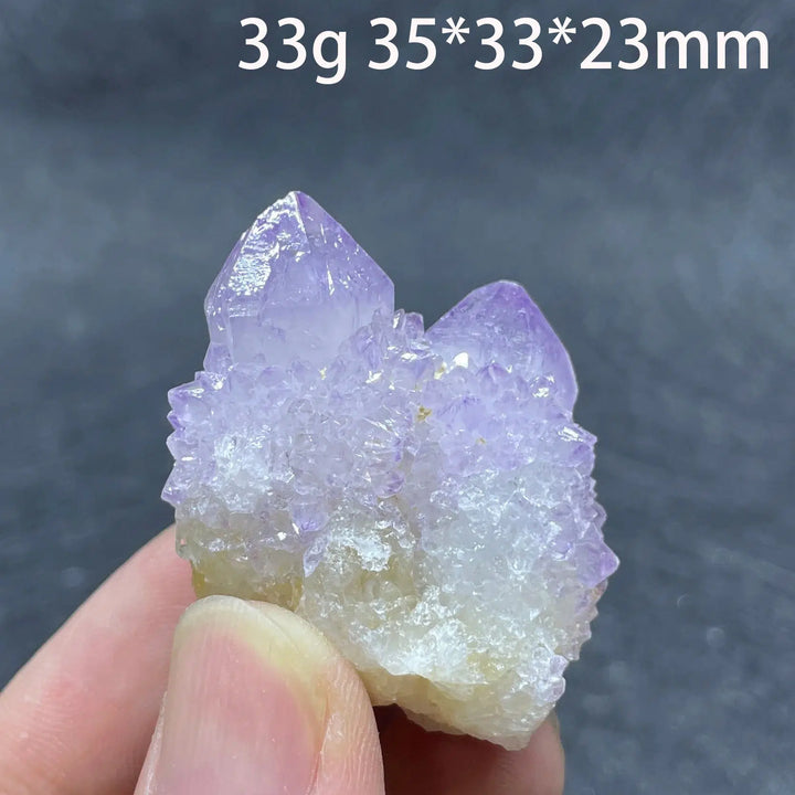 Amethyst Cactus Quartz Crystal Cluster