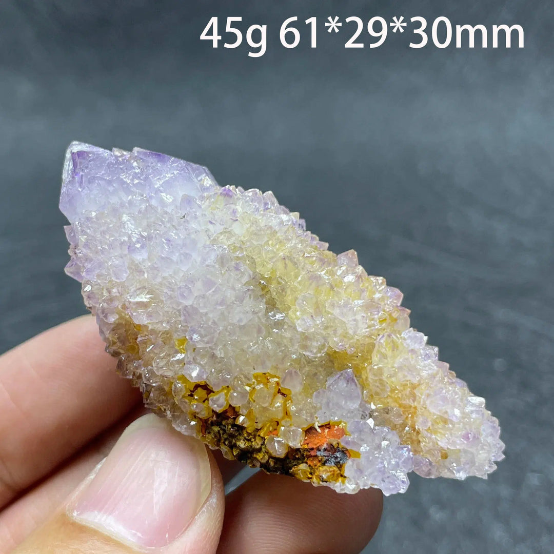 Amethyst Cactus Quartz Crystal Cluster