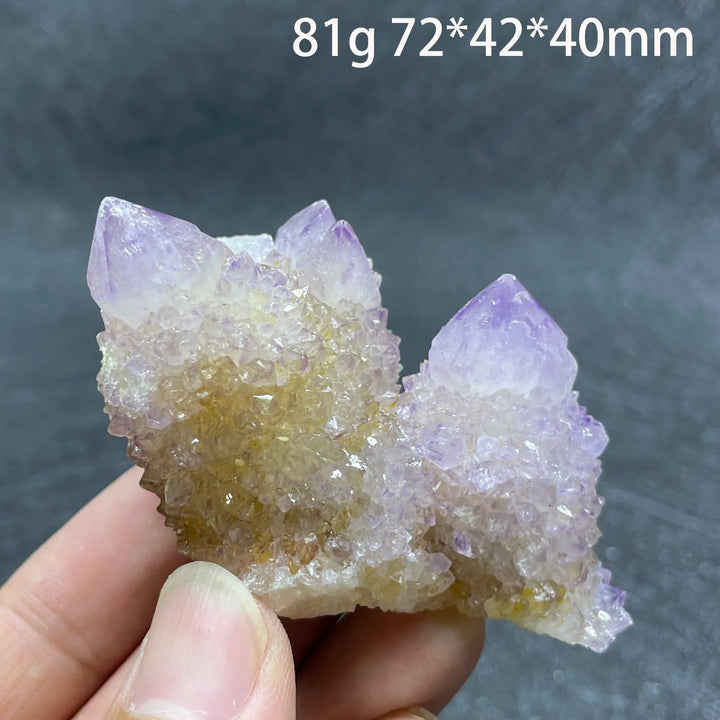 Amethyst Cactus Quartz Crystal Cluster