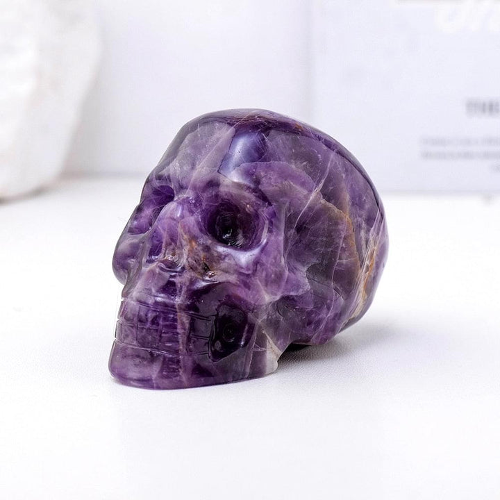 Amethyst Carved Crystal Skull