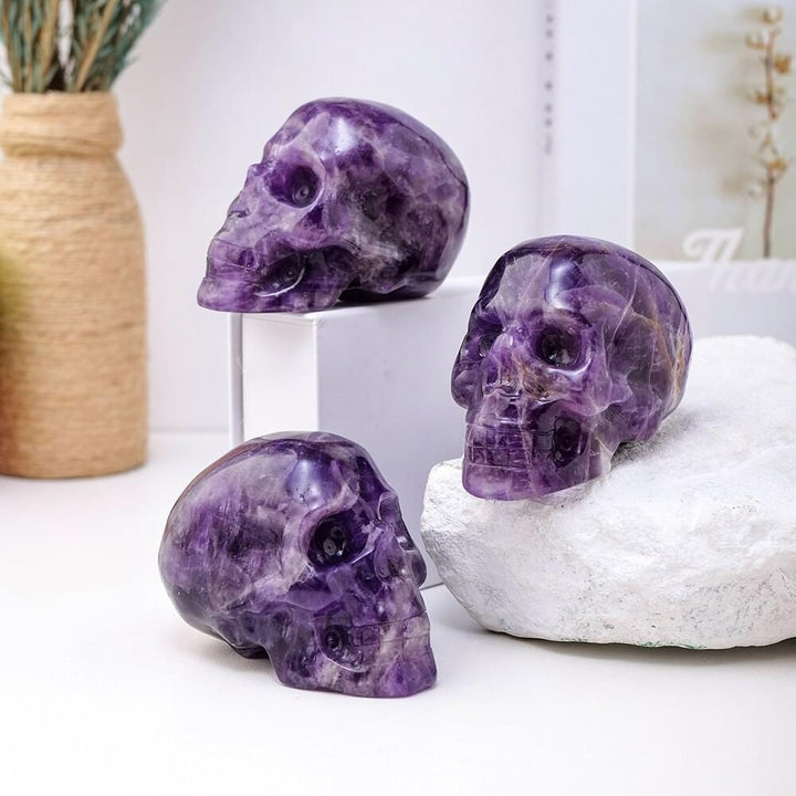 Amethyst Carved Crystal Skull