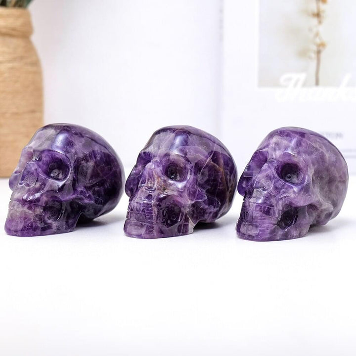 Amethyst Carved Crystal Skull